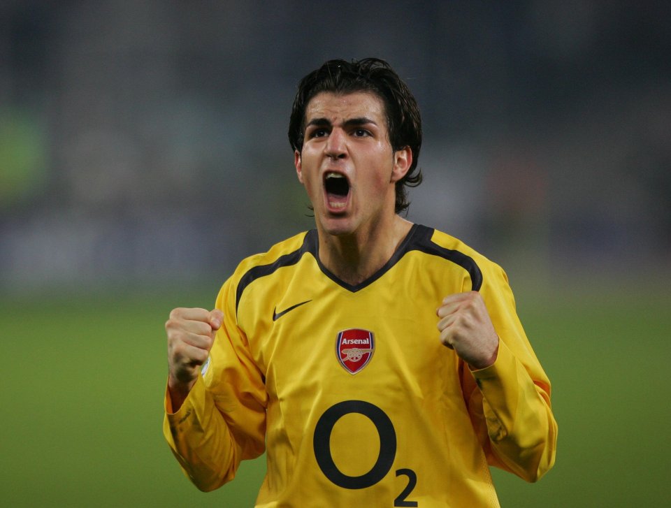 Cesc Fabregas reached the Champions League final in 2006