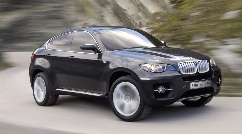 The BMW X6 makes the top ten