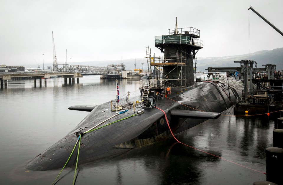 HMS Vigilant is one of the UK's four nuclear capable submarines