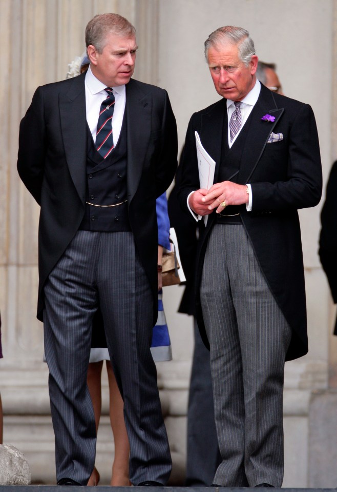 Prince Charles has told shamed sibling Andrew to stay 'out of the line of sight'