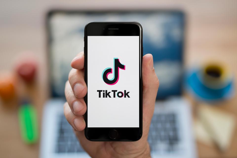 Searching for the duo’s names on TikTok returns a page that says: 'This phrase may be associated with behaviour or content that violates our guidelines'