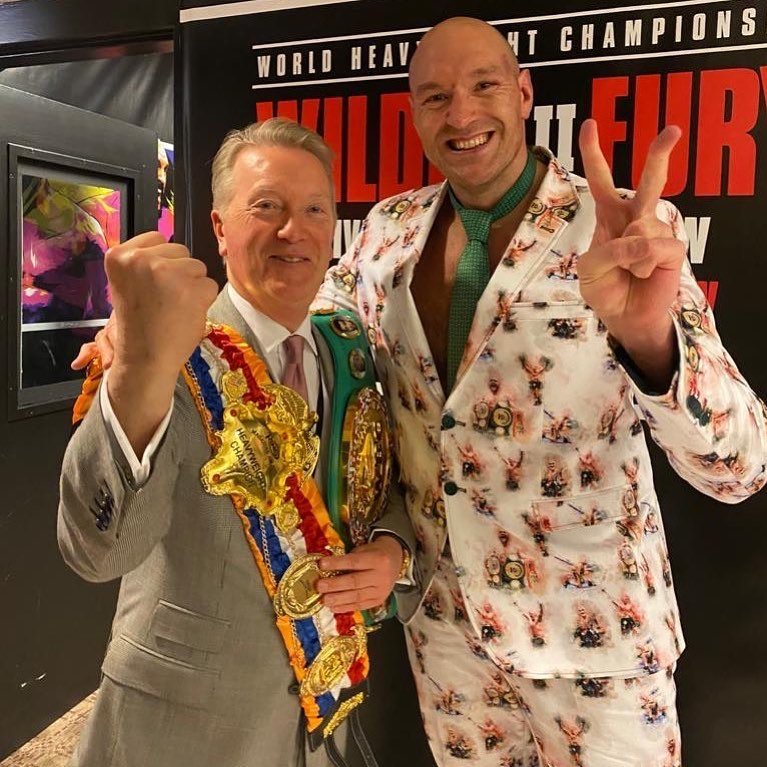 Promoter Frank Warren and Tyson Fury