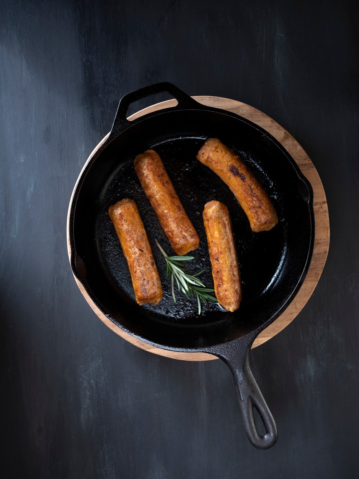 If you want the best sausages, it's important you let them rest before and after cooking and definitely don't prick them!