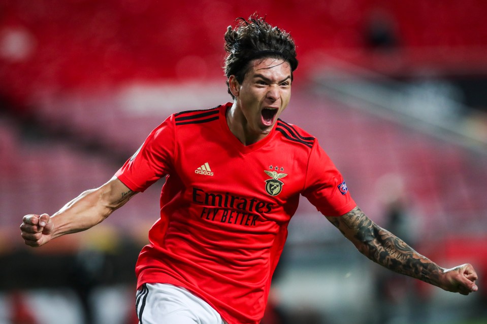 Manchester United scouts were watching Benfica star Darwin Nunez last night