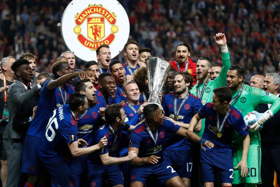 Man Utd haven't won a trophy since the 2017 Europa League