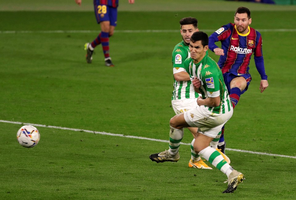 Messi scored a host of great goals against Real Betis.