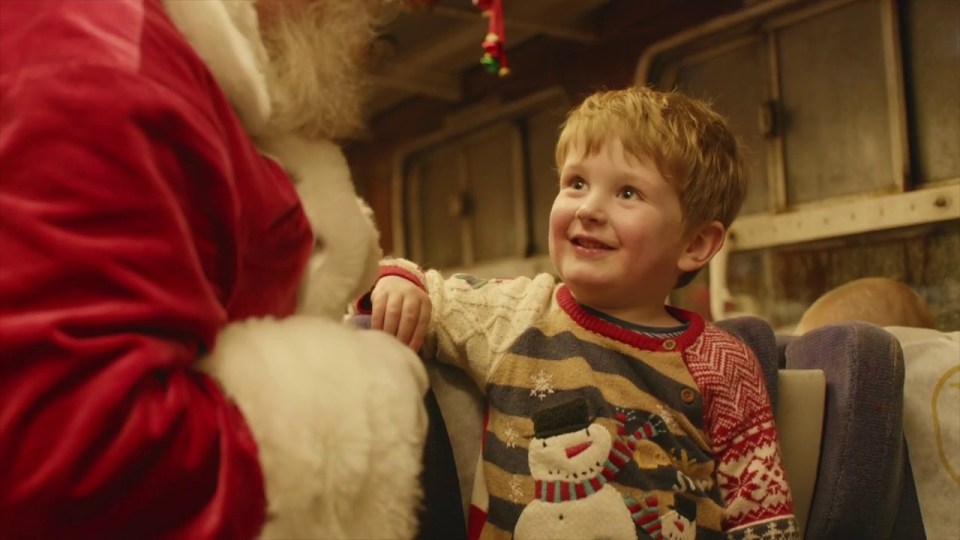 Every child on the train will meet Santa and receive a present while also being given the chance to write a letter to the big man