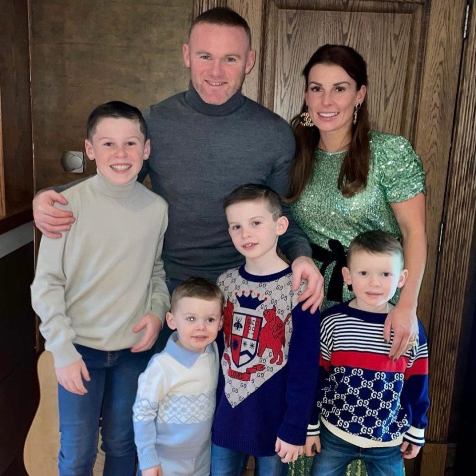 Rooney has always had the support of wife Coleen and their four sons