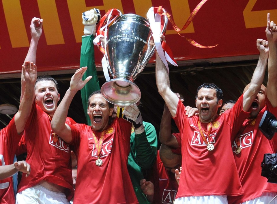 The Old Trafford side have three European Cups on display in their museum