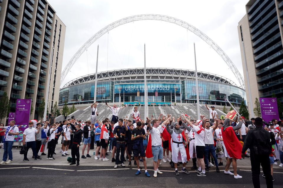 Join the England fans at Wembley for this World Cup warm-up game