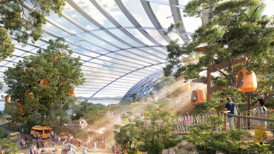 The attraction will be similar to the Eden Project in Cornwall