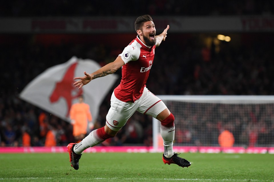 Arsenal's 32 first-half crosses had fans reminiscing about the days Olivier Giroud lead the front line