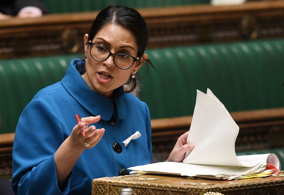 War has broken out between Priti Patel and Sadiq Khan over the shock resignation of Britain’s top cop