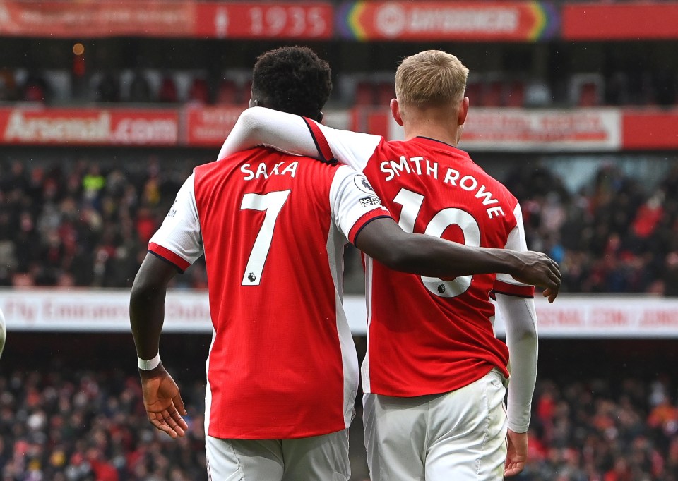 Merse is keen for Saka and Emile Smith Rowe to pen new contracts