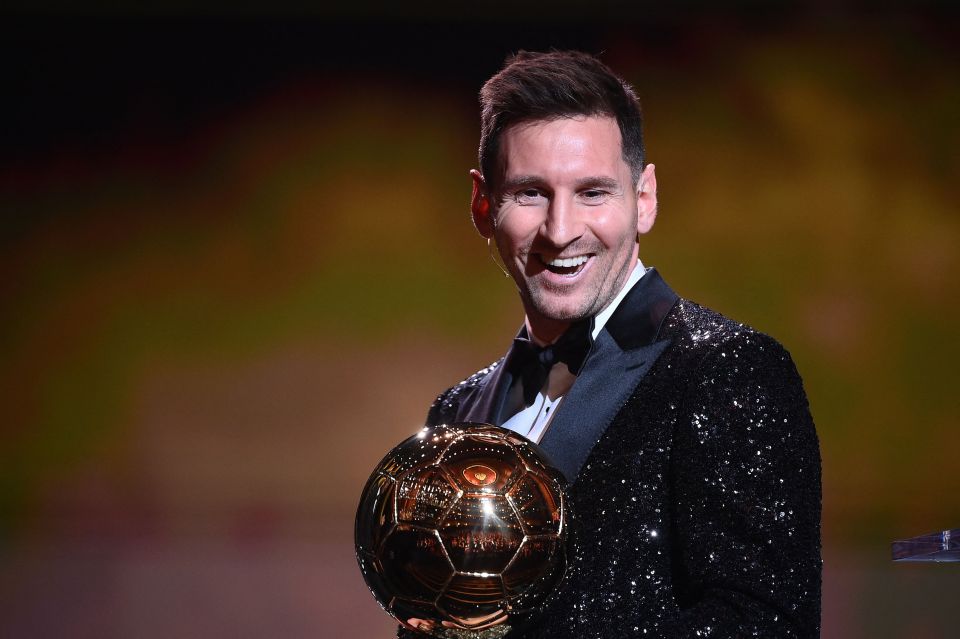 Lionel Messi beat Robert Lewandowski to the Ballon D'or in 2021.