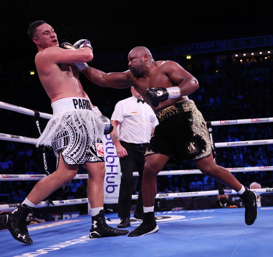 Del Boy suffered a unanimous decision defeat by Parker in December