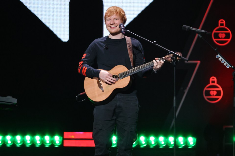 Ed’s track Bad Habits spent 15 weeks at number 1 in the site’s GB Top Artists chart.