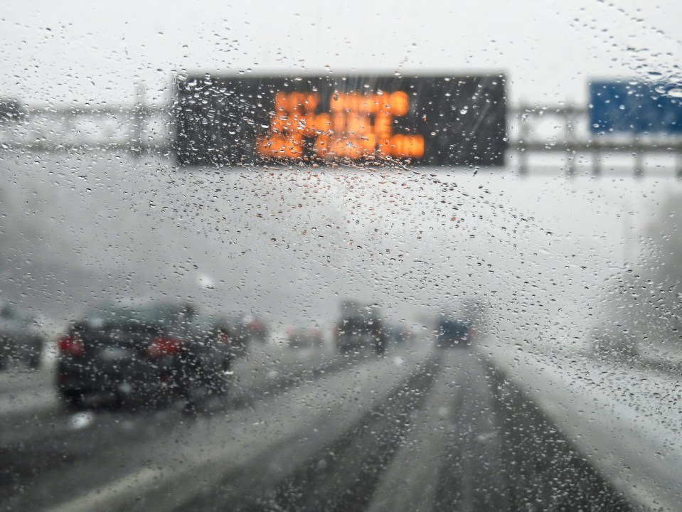 A driving expert has shared what to do to improve visibility when driving on a rainy day