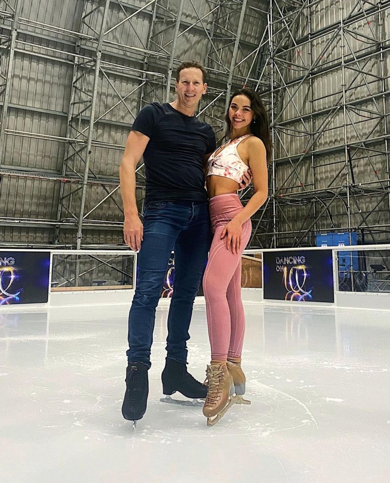 Vanessa Bauer and her dance partner Brendan Cole