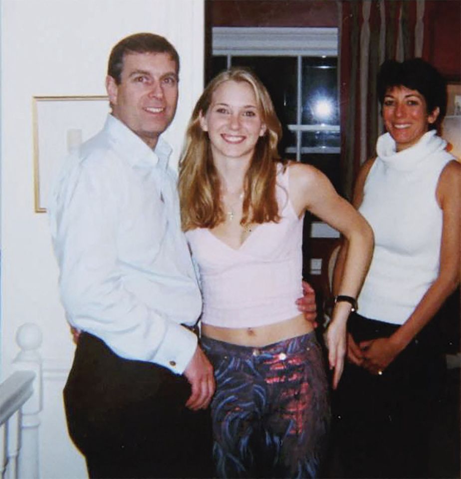 Prince Andrew in an infamous photo with Virginia and Ghislaine Maxwell