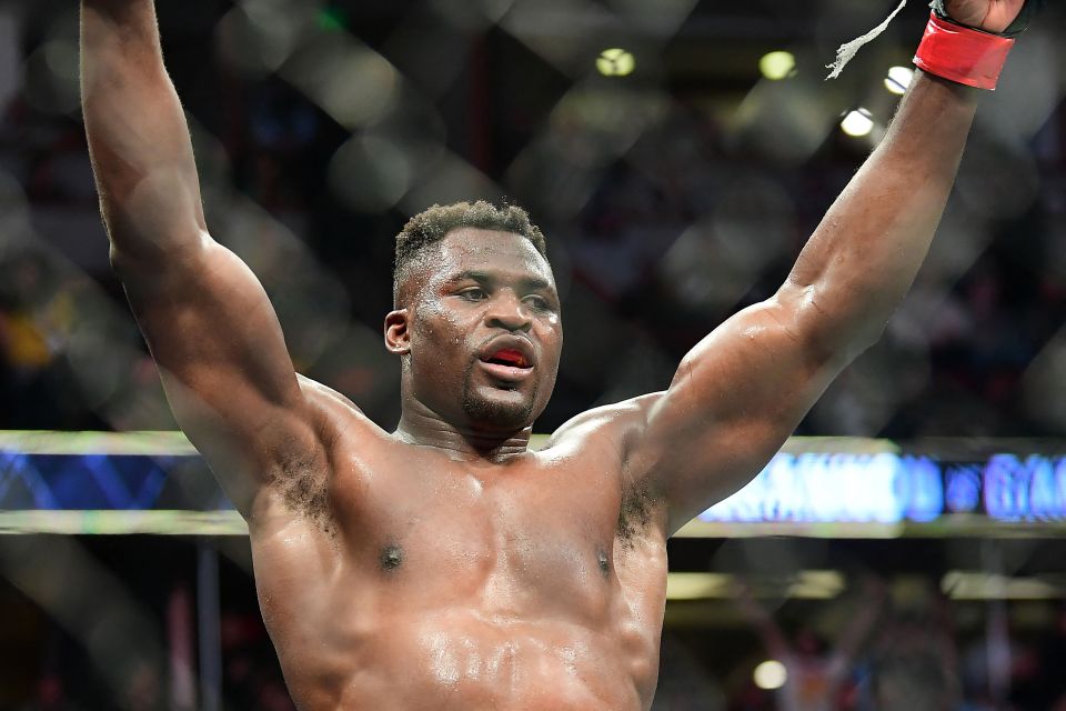 Ngannou is currently in a contract standoff with the UFC