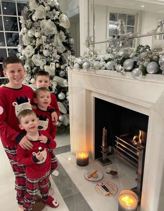 The stunning home has plenty of space of Wayne and Coleen's four boys