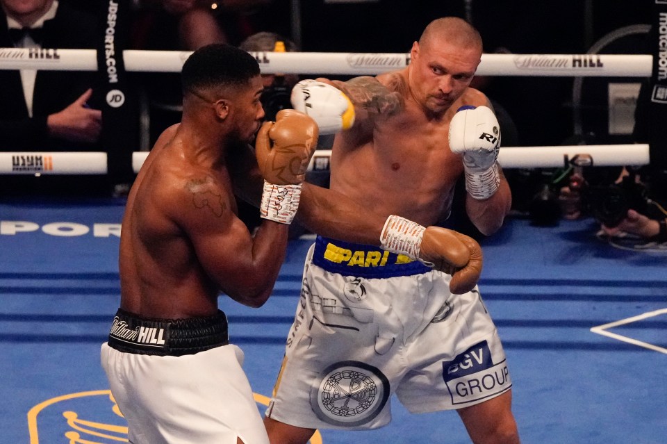 Usyk beat Anthony Joshua at the Tottenham Hotspur Stadium in September