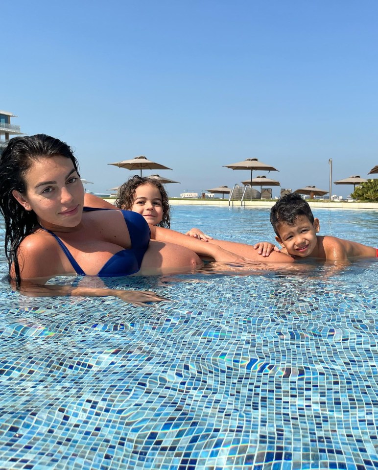 Georgina Rodriguez and Cristiano Ronaldo were on holiday in Dubai