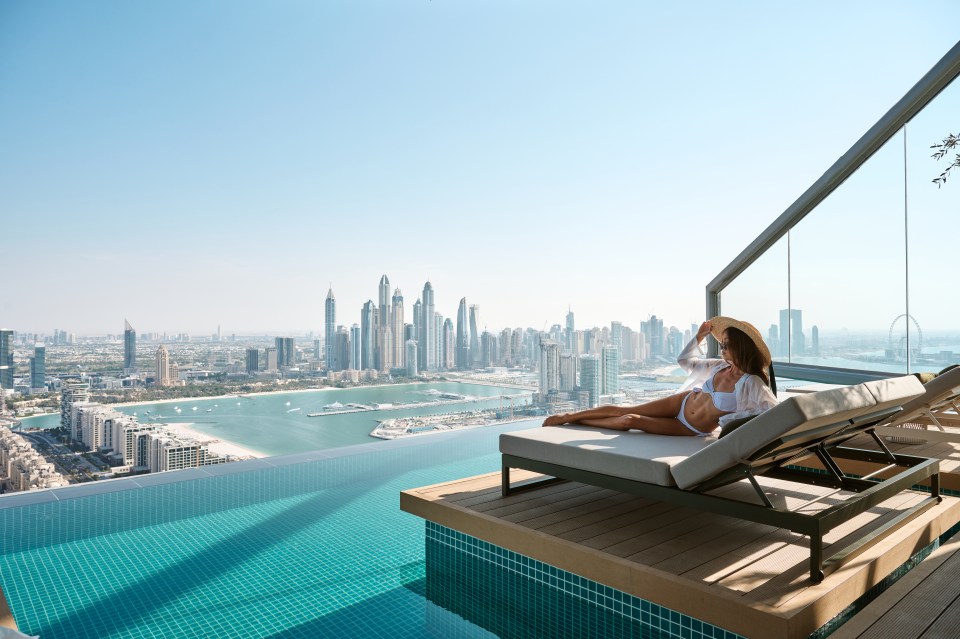 Dubai boasts the incredible AURA Skypool — the world’s highest infinity pool — some 650ft above ground