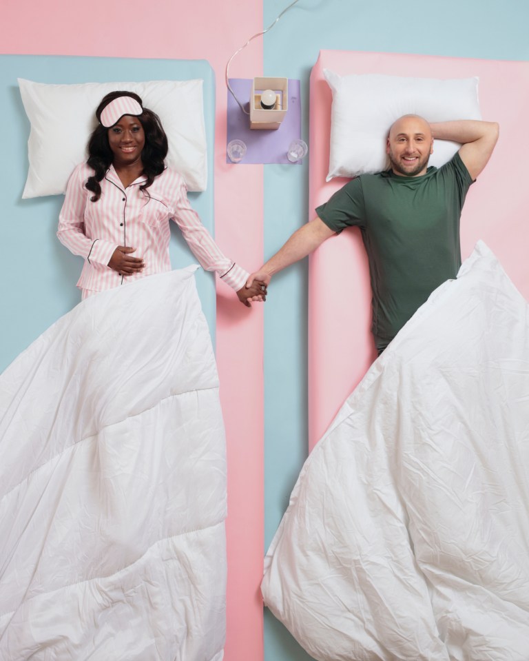 Lynda Labi and husband Ben have been married for 15 years and believe sleeping in separate bed is the key to their strong relationship and great sex