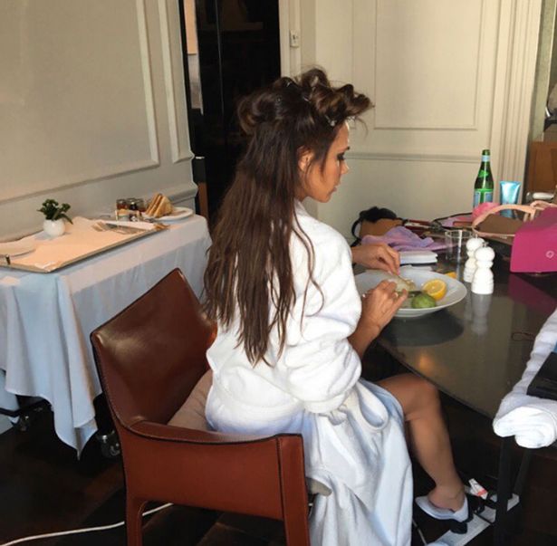 Victoria Beckham doesn't 'wolf' her food down