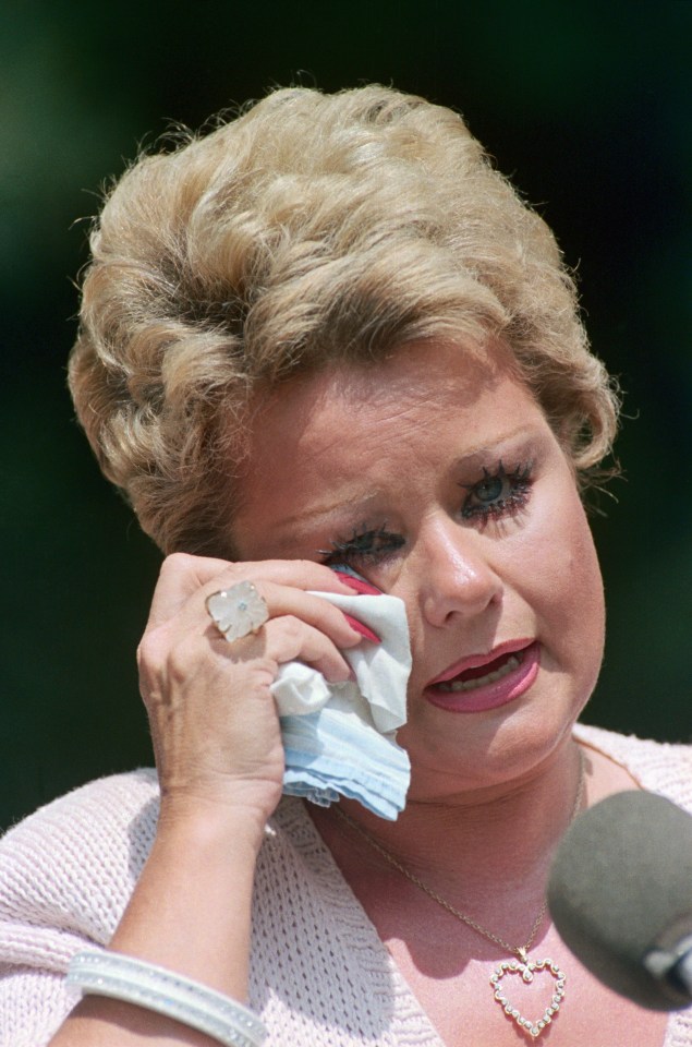 Tammy Faye Bakker tearfully worries about losing her home