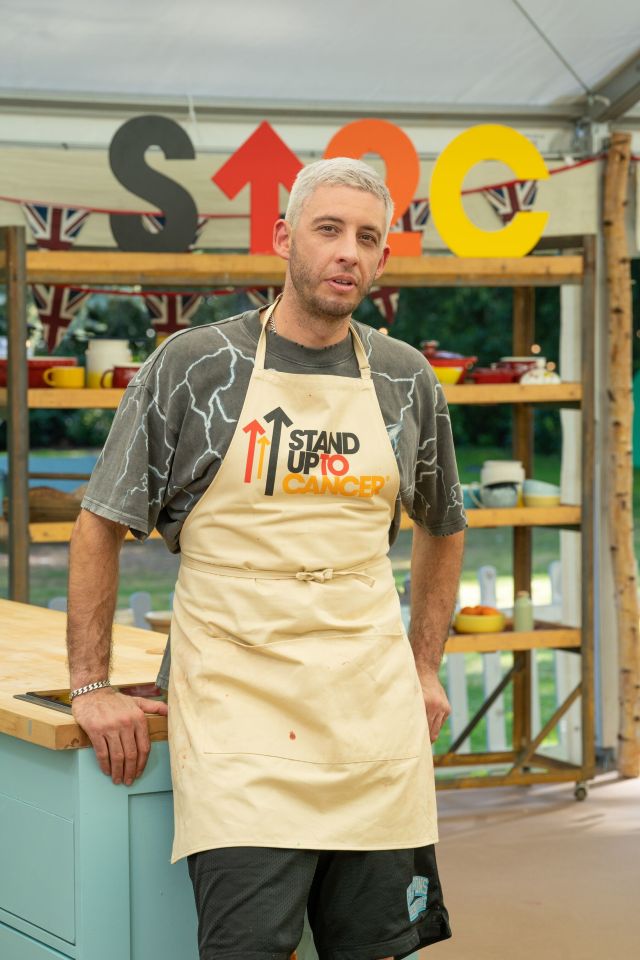 Example will be mixing things up in the Bake Off tent