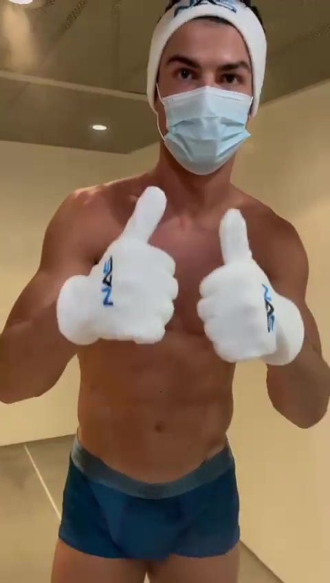 Cristiano Ronaldo enjoyed a cryotherapy session in his pants