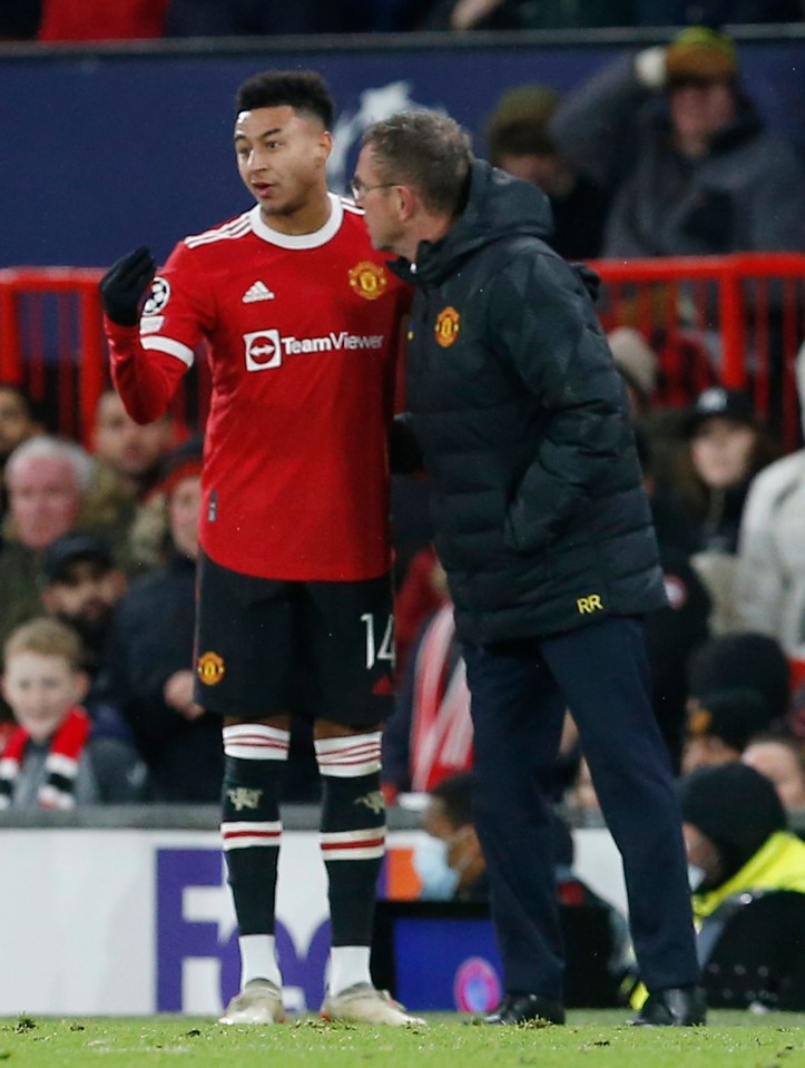 Ralf Rangnick says Jesse Lingard will be back in training on Monday