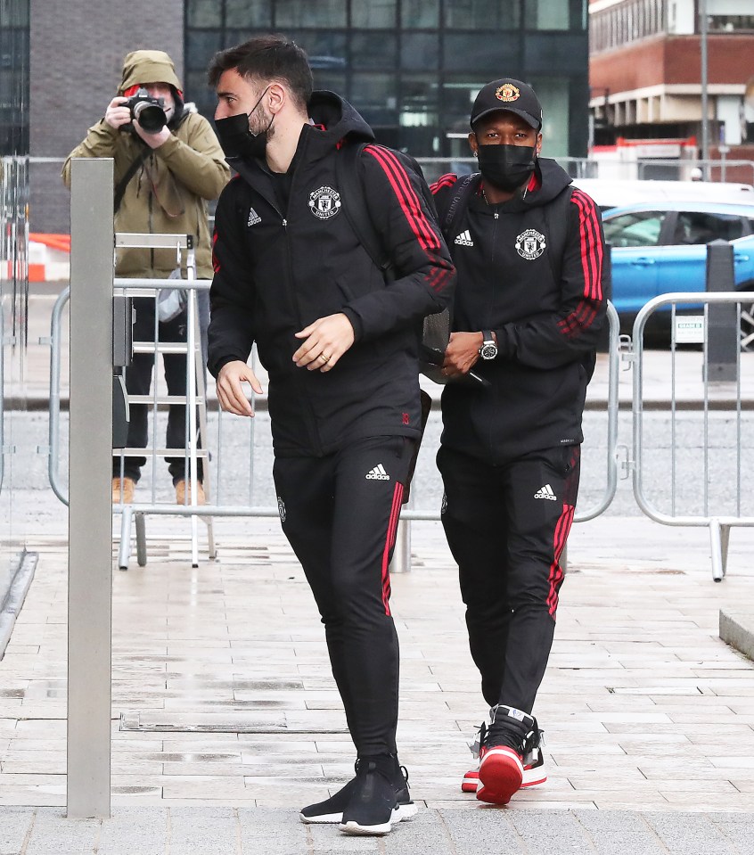 Bruno Fernandes ahead of the FA Cup tie