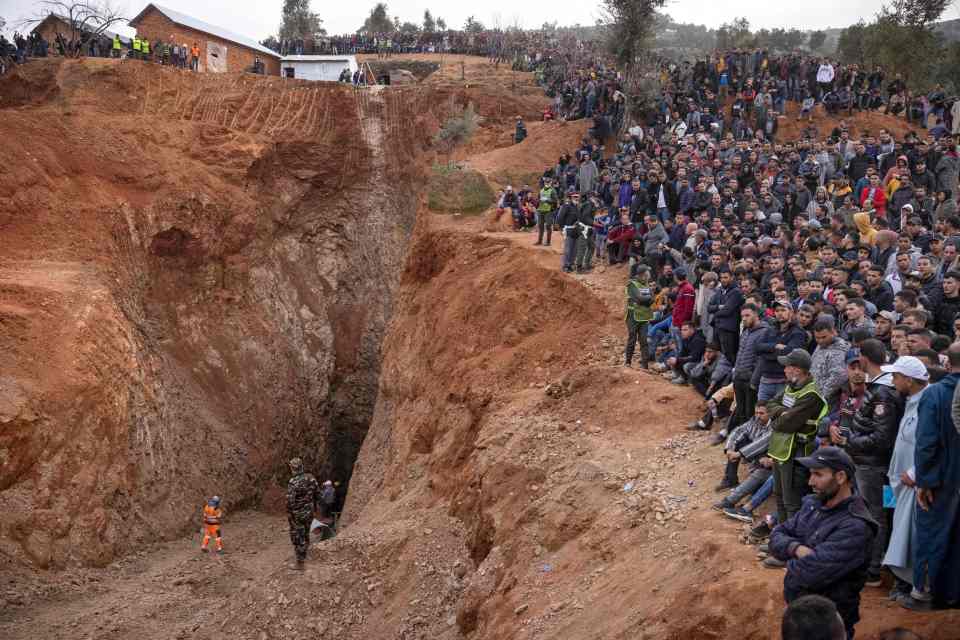 This afternoon, rescuers said they were just feet away from the lad