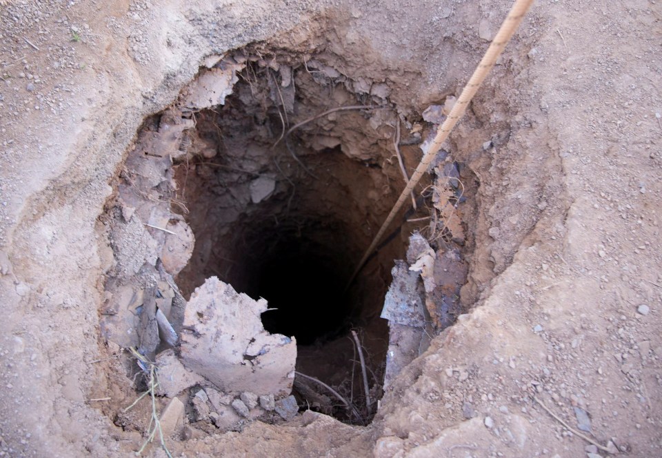 The youngster plunged to the bottom of an 100-foot shaft in Chefchaouen, Morocco