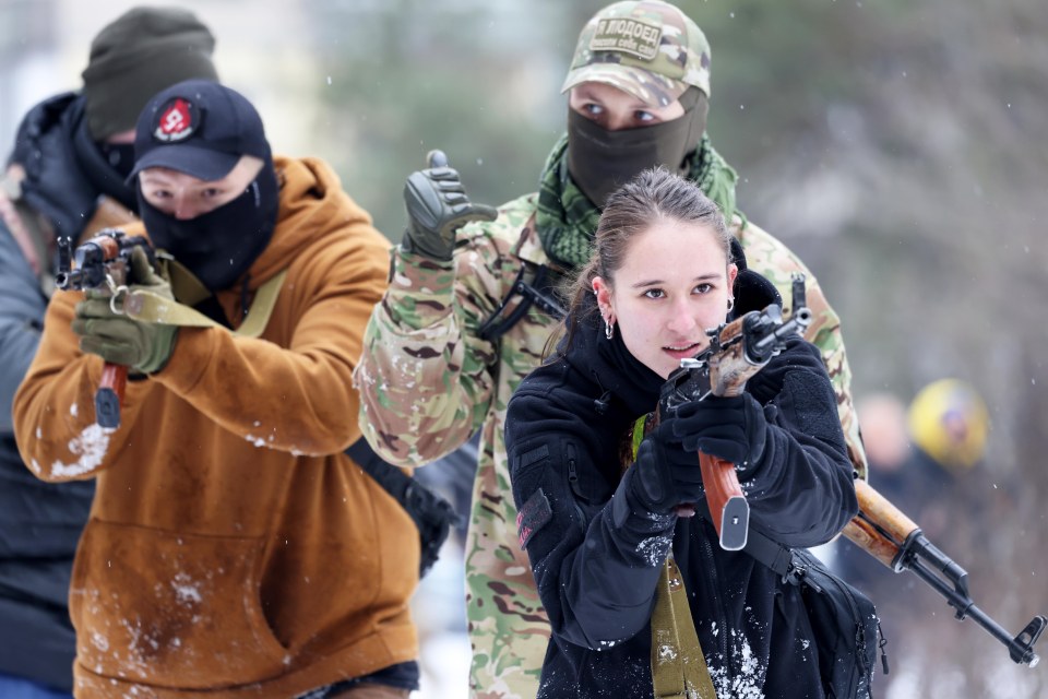 Ukraine's version of the Home Guard are training for the feared invasion