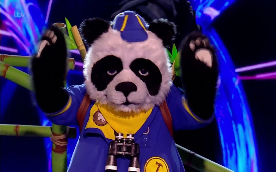 Viewers have been guessing the singer's name when it comes to Panda