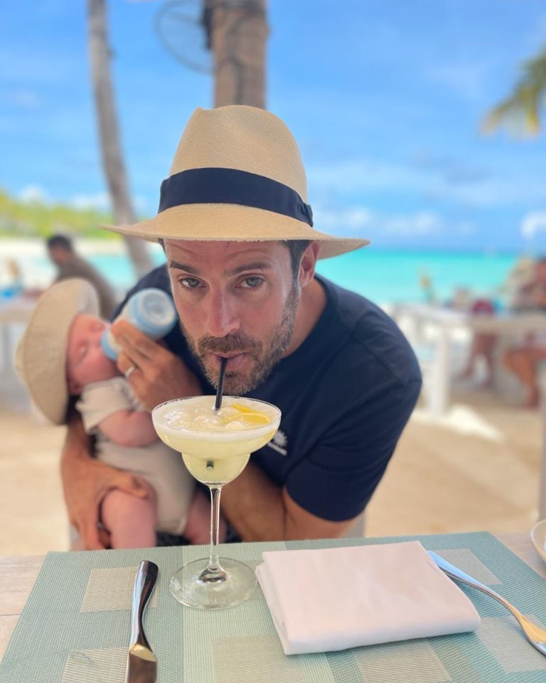 Jamie Redknapp shared an adorable photo with son Raphael in the Maldives