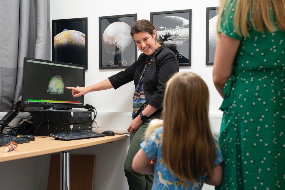 Dr Sarah Gerson, with Phoebe, age 4, who lives in Caerphilly in Wales