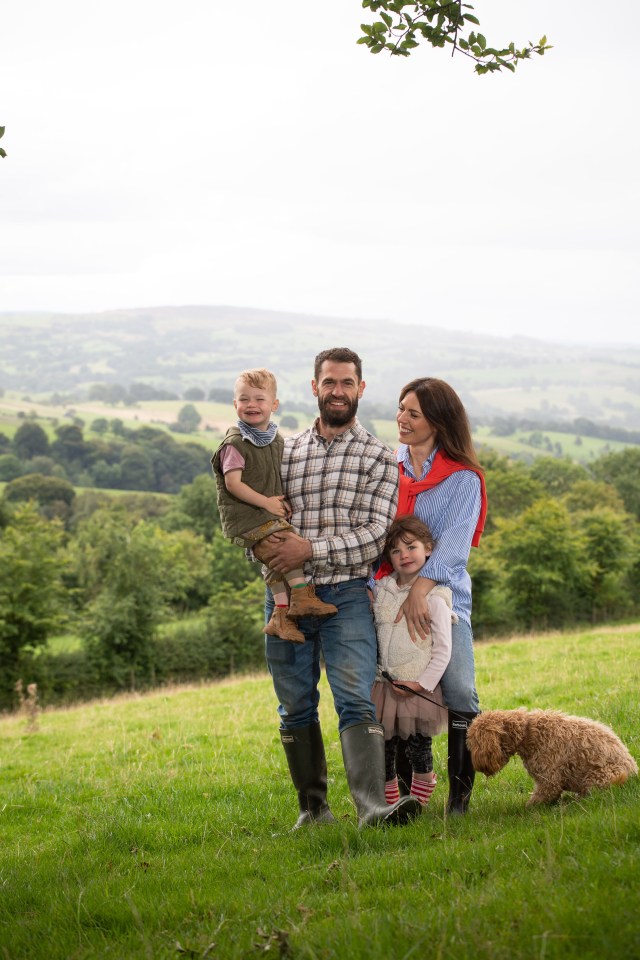 Kelvin and his family moved onto the farm after he stepped back from TV