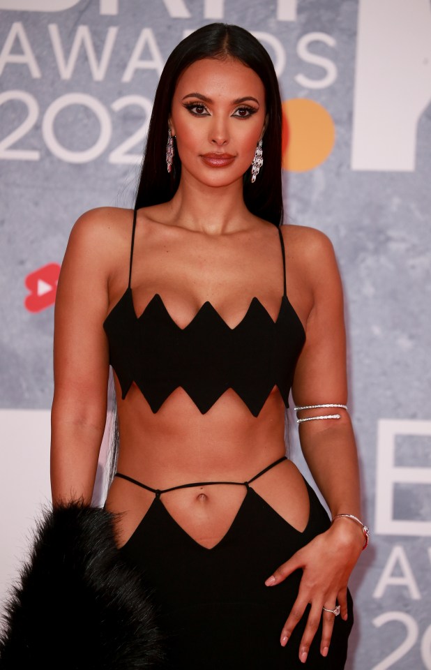 Maya Jama stunned on the Brits red carpet last night