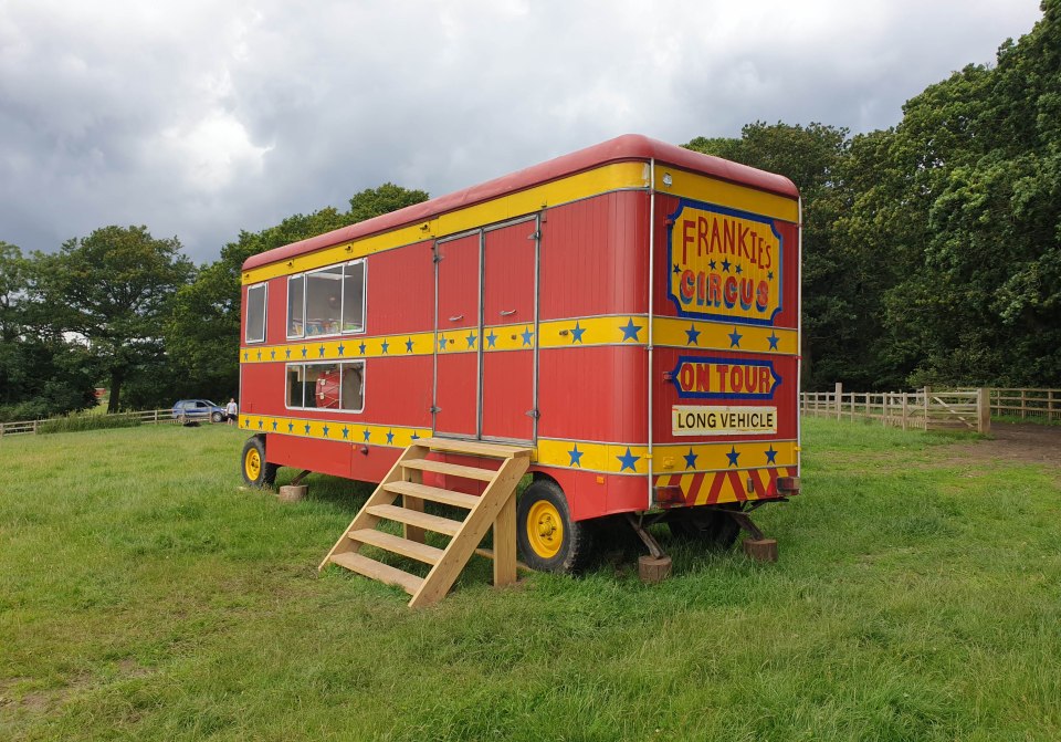 The van is on a property in Buckinghamshire owned by Frankie's parents