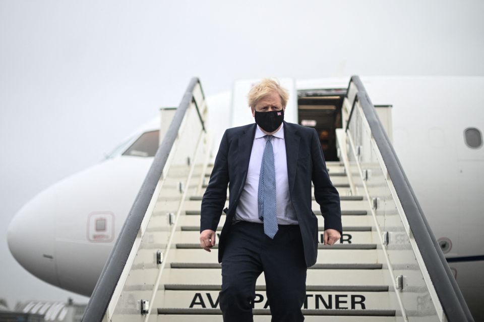 Boris Johnson arrives in Brussels today