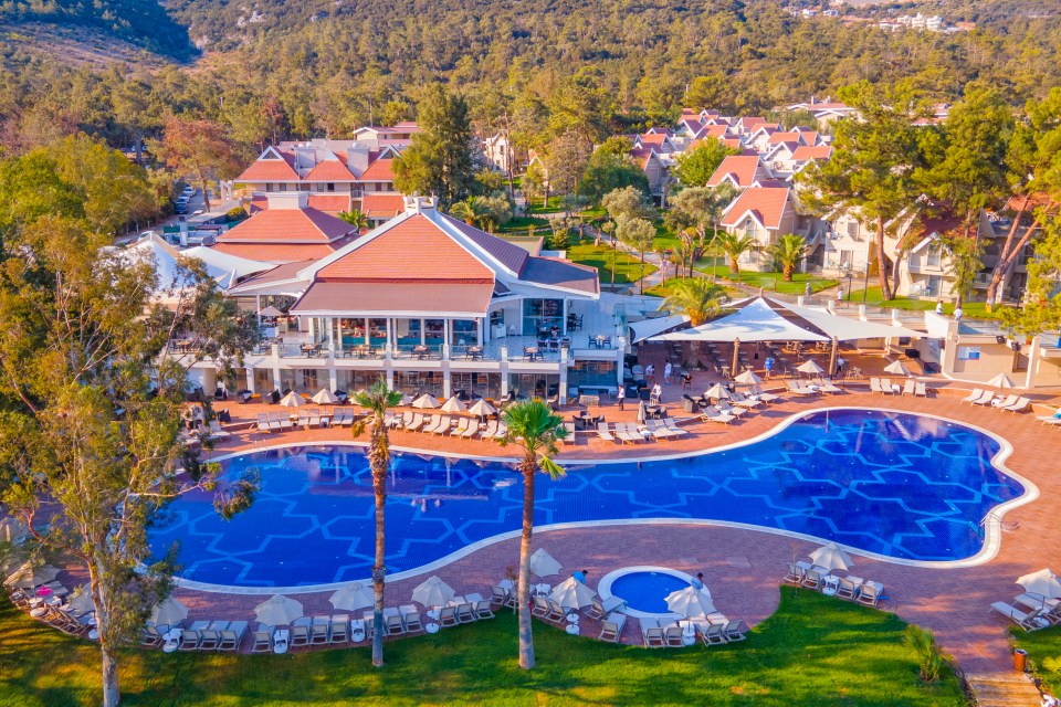 Spend the day lazing by a pool at the all-inclusive Long Beach Club Nature in Turkey