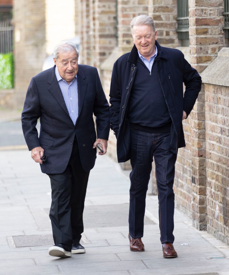 Hall of Fame promoters Bob Arum and Frank Warren