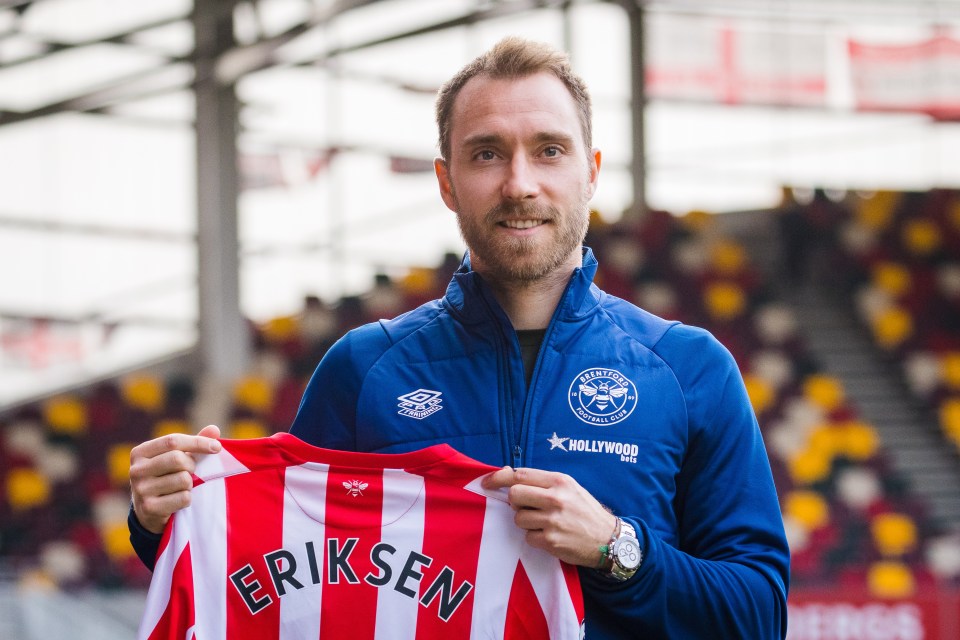 Eriksen, 30, joined the Bees last month to much excitement