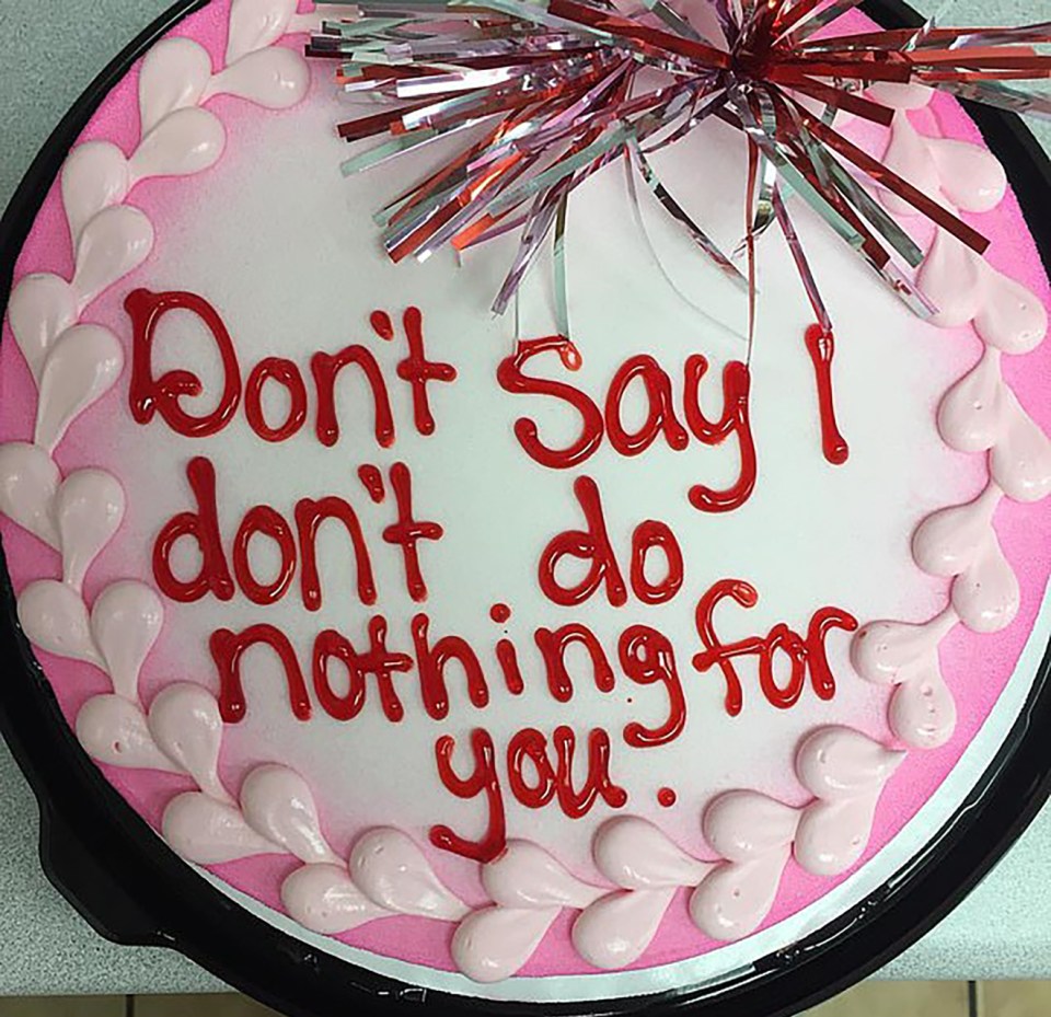 You can prevent any Valentine's Day themed arguments with this cake